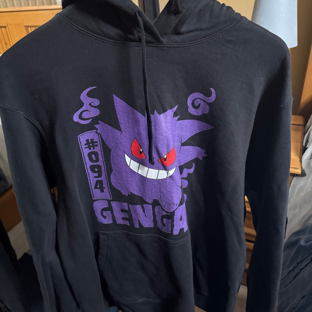 Pokémon Company Black Gengar Graphic Hoodie #094 Tried on but never worn Large